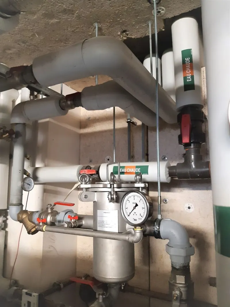 Clarificateur Magline FCi monté en débit total en chaufferie